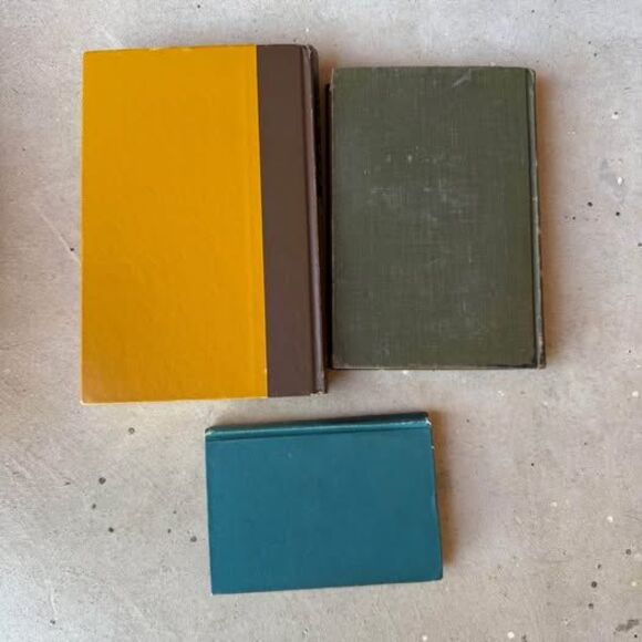 3 Antique Vintage Books Cooking Recipes Old Vintage Home Decor Rustic - Picture 9 of 9